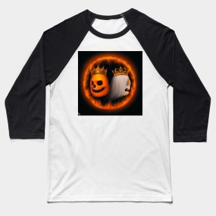 pumpkin and ghost Baseball T-Shirt